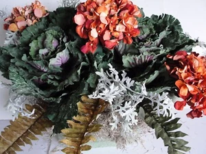 Savvy Herbst toskanische Seide Blumen Gesteck für Ihre 18"-24"L Fenster Box Spannweiten 30" - Bild 1 von 1