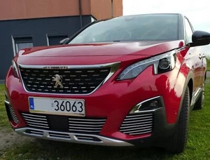 PEUGEOT 3008 II - Chrom Zierleisten Set für Kühlergrill - Picture 1 of 10