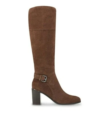 $189 Bandolino Mujer Ollia Bota Alta Marrón Oscuro Gamuza EE. UU. Talla 10 M Foto 1 de 4