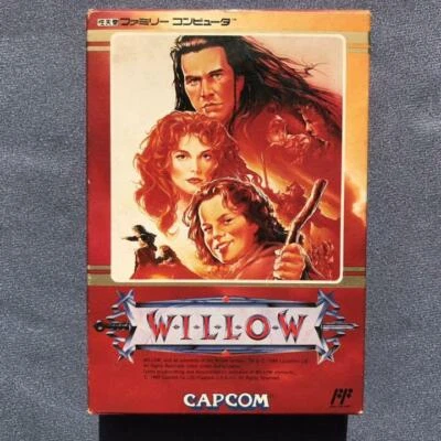 Used Capcom 1989 WILLOW Nintendo Famicom NES Role Playing Japanese Retro Game  - Image 1 of 4