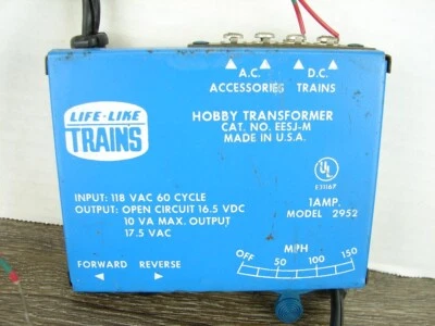Life-Like Trains Hobby Transformer Model 2952 Ho Scale  NO. EESJ-M - Image 1 of 4