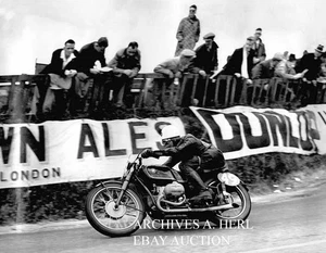 BMW 500 Kompressor Georg Meier 1939 Isle of Man TT Motorrad Rennfoto 2 - Bild 1 von 1