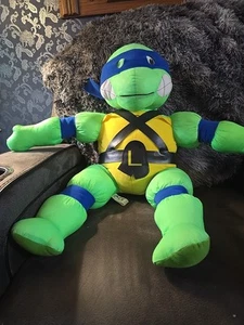 Vintage Teenage Mutant Ninja Turtles TMNT Leonardo 1989 Ace Neuheit Plüsch SELTEN 30 Zoll - Bild 1 von 6