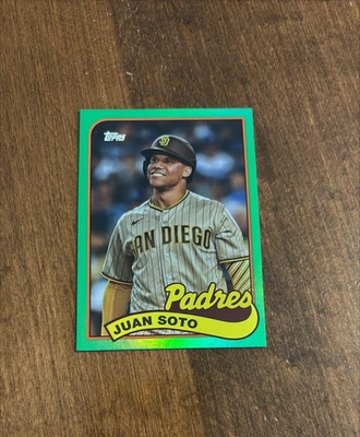 Juan Soto Fernando Tatis Jr 2023 Topps Archives Green Foil 89DH-14 Padres /99 - Image 1 of 2