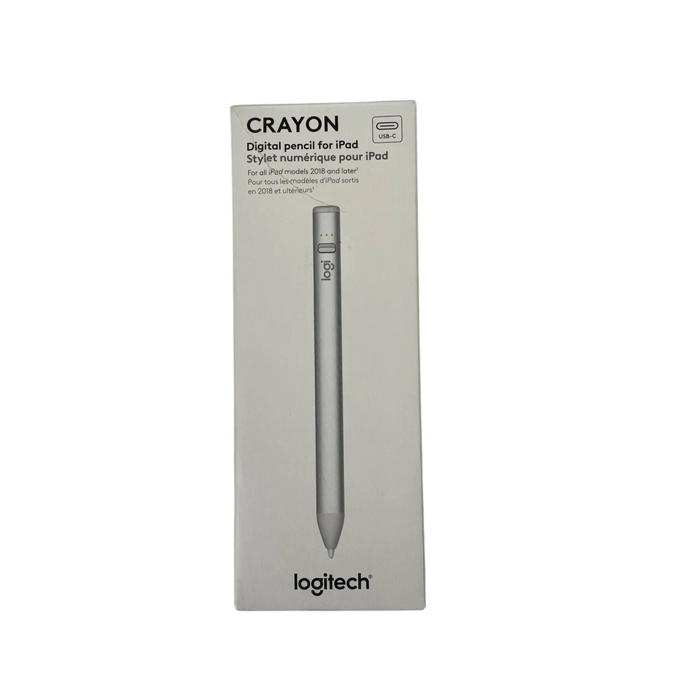 Logitech - Crayon Digital Pencil for All Apple iPads (2018 releases and later) - Image 1 of 4