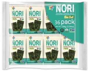 36 Packungen Bio Kimnori gewürzte geröstete Algen Snacks - Meersalz Kim Nori - Bild 1 von 11