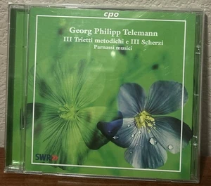 G.P. Telemann - Ill Trietti Metodichi E Ill Scherzi- CD- Import Germany- SWR - Imagen 1 de 3