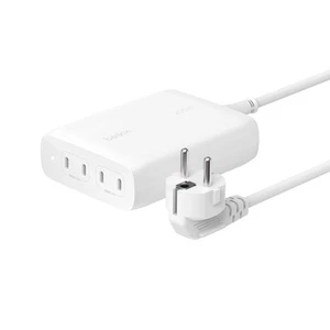 Belkin, Caricatore da muro a 4 porte USB-C GAN 200W PD e PPS con indicatore LED - Zdjęcie 1 z 4