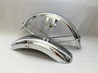 Guardabarros delantero y trasero 72-75 Suzuki GT750 guardabarros Su Huggers cromo GT750 Lemans Foto 1 de 4