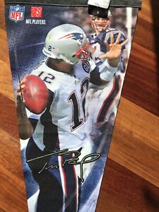 Tom Brady New England Patriots Wincraft huge 40 inch pennant premium