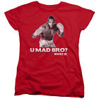 Rocky III Womens T-Shirt U Mad Bro Red Tee