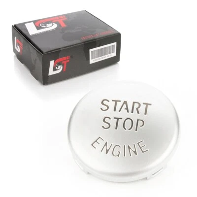 Start Stop Engine Knopf Abdeckung silber für BMW E60 E61 E89 E90 E91 E92 E93 - Image 1 of 4