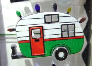 Christmas Retro Camper 18 lights on string indoor NIP batteries not included - Picture 1 of 4