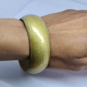 Bracciale donna ottone fatto a mano vintage Marocco Cooper Tuareg Rif gioielli - Foto 1 di 6
