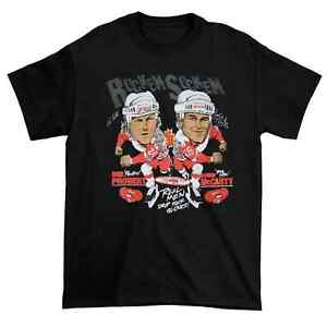 NEW !! Detroit Red Wing Bruise Brothers Caricature Men T-shirt Black Size S-5XL