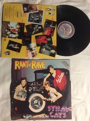 Stray Cats 12” PROMO Vinyl LP Rant N’ Rave 1983 EMI & Sleeve Setzer Sexy +17 - Image 1 of 4