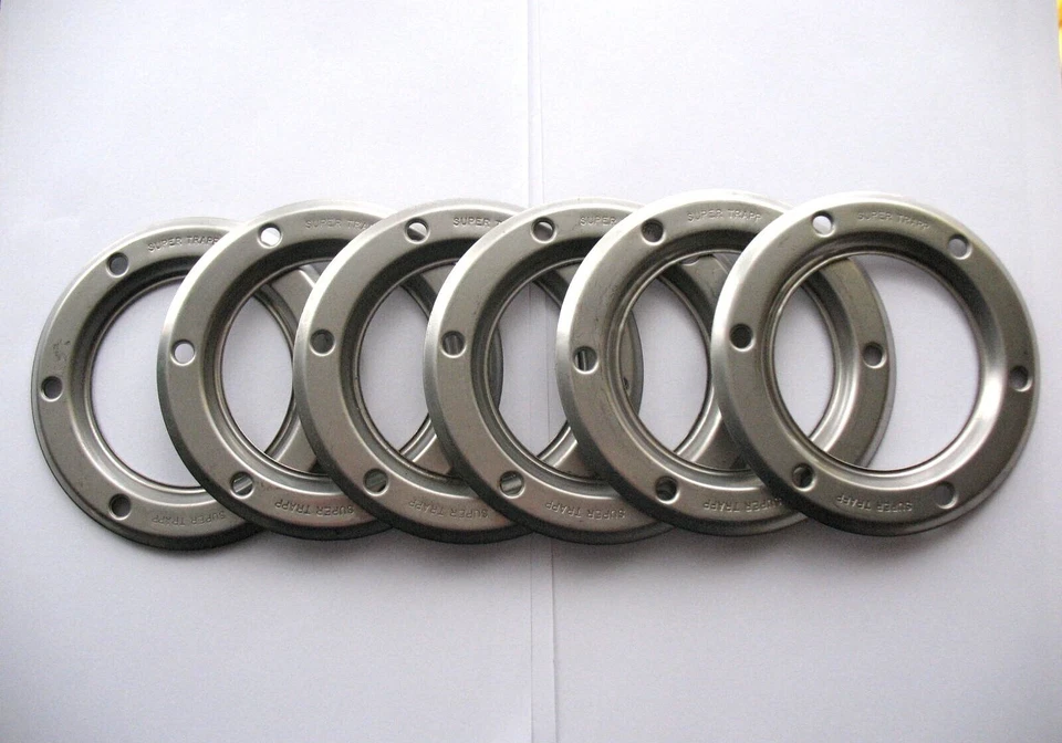 6 Set in 5" Zoll "Ø 125mm" Prallbleche Stauscheiben für SuperTrapp Super-Trapp - Bild 1 von 1