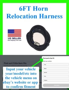 fits GM Chevy Silverado Ford F150 Horn Relocation Connector Plug Harness Wiring - Picture 1 of 1