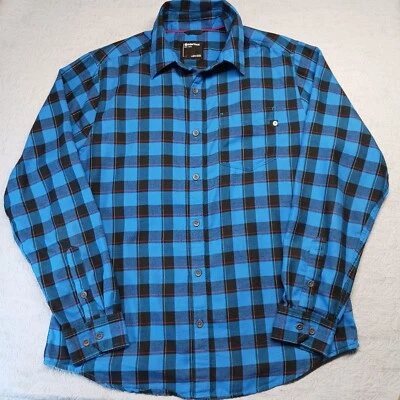 Franela ligera Marmot Bodega para hombre talla L azul negro a cuadros suave Foto 1 de 4