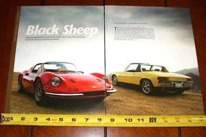 1970 PORSCHE 914 6 vs. 1973 FERRARI DINO ORIGINAL 2007 ARTICLE - Picture 1 of 4
