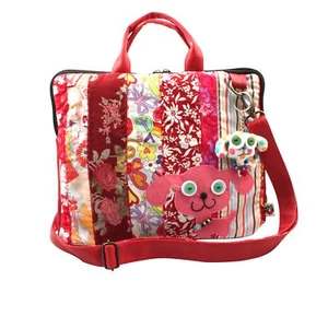 Notebook Tasche pinker Hund für iPad und 10 Zoll Netbooks - Picture 1 of 2