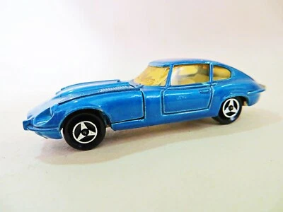 MAJORETTE 207 'JAGUAR E TYPE V12' AZUL. 1:60. SUPERB. VINTAGE. ORIGINAL. - Imagem 1 de 4