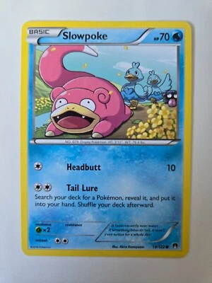 Pokemon - Slowpoke - 19/122 - Common - XY - BREAKPoint - Image 1 of 2
