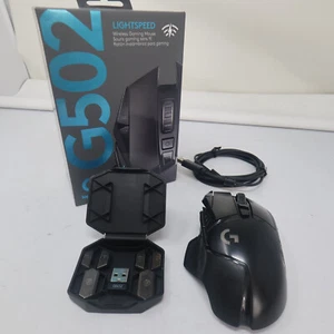 LOGITECH G502 LIGHTSPEED Wireless Optical Gaming Mouse With Weights Faulty - Picture 1 of 12