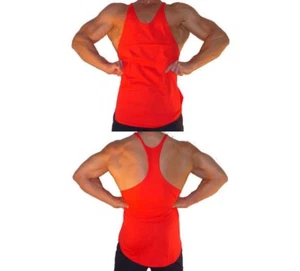 F350 Mens Y-Back Blank Tank Top - Picture 1 of 8