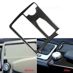 1x Carbon fiber interior gear water cup frame For Mercedes Benz C/E Right Rudder - Bild 1 von 9