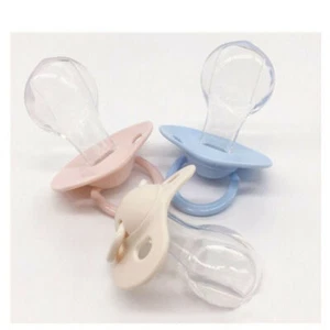 2pcs Silicone Nippler Feeding Lover Large Pacifier Play Mouth Adult Size Design - Picture 1 of 18