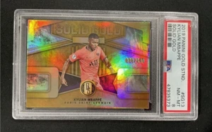 Panini Gold #SG13 2019 Kylian Mbappe Solid Gold PSA 8/149 - Imagen 1 de 2