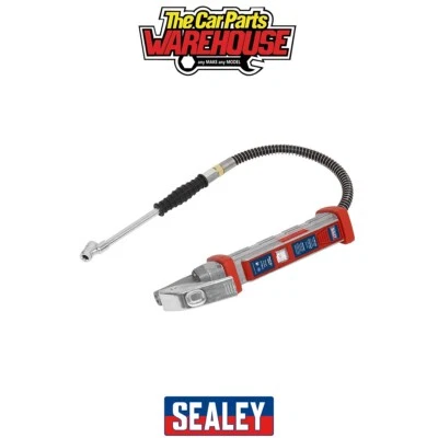 Sealey SA371 Tyre Inflator with 0.5m Hose & Twin Push-On Connector - Image 1 of 4