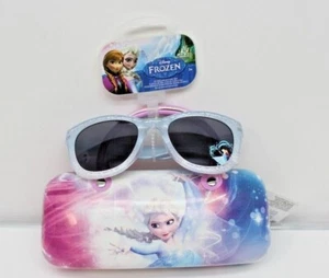 Disney FROZEN Princess Elsa Glitter Sunglasses & Case Set 100%UV Age 3+ 10233234 - Picture 1 of 4