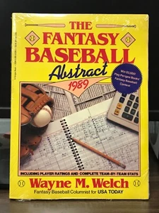 The Fantasy Baseball Abstract 1989 - Wayne M. Welch - NEW - Picture 1 of 1
