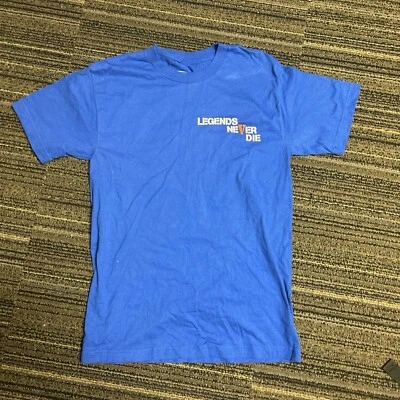Camiseta VLONE Juice Wrld Legends Never Die 999 Azul Naranja Talla Mediana M Nueva Foto 1 de 2