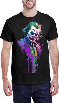 Nueva Con Etiquetas / Camiseta Estampado Arte Joker Camiseta Calidad Absorbente Foto 1 de 4
