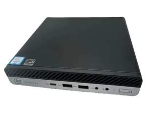 HP ProDesk 600 G3 Mini WiFi BT PC i5-7500T 8GB 256GB Win 11 Pro hervorragend - Bild 1 von 5