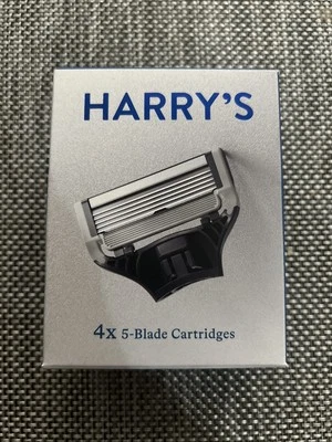 NUEVAS hojas de afeitar Harry's para hombre 4 unidades -5 cuchillas cartuchos recargas Foto 1 de 4