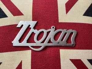 Vintage Car/Van Badge Mascot ‘Trojan ‘Mod Scooter Northern Soul - Picture 1 of 7