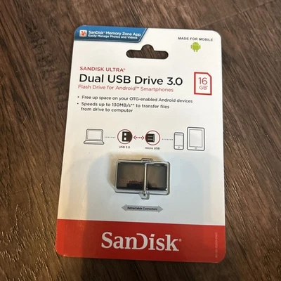 New In Packing Dual USB Drive 3.0 16GB Sandusky - Image 1 of 2