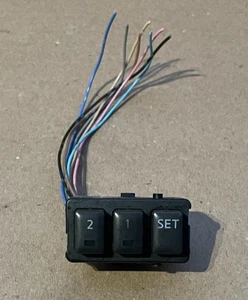 2009-2013 Infiniti G37 Left Seat Memory Position Control Set Tuning Switch - Picture 1 of 3