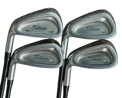 Hierros Titleist LH DCI 981 6, 7, 8, 9 sin PW longitud estándar Grafalloy R ejes flexibles Foto 1 de 4