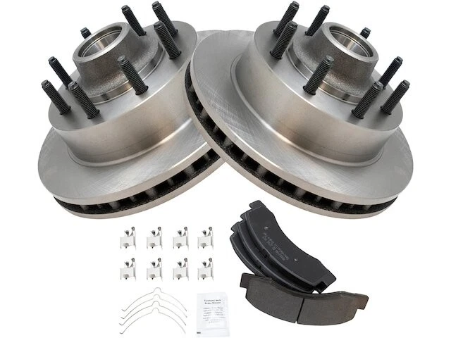 Kit de pastillas de freno delanteras y rotor TRQ 42VT21X para Ford F350 Super Duty 2000-2002 Foto 1 de 1