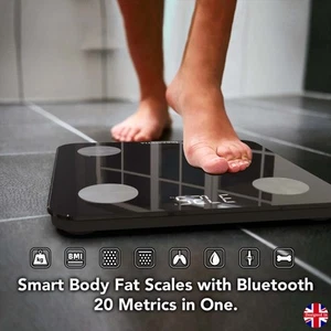 Escalas inteligentes de grasa corporal IRRESISTIA Bluetooth - 14 métricas de composición corporal - negro - Imagen 1 de 8