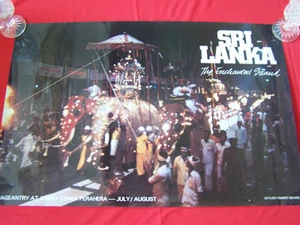 Wunderschönes - NEU - 90er Jahre Reiseplakat, "SRI LANKA" "Die verzauberte Insel!" - Bild 1 von 1
