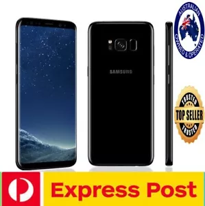 New Samsung Galaxy S8, G9500, Unlocked Smartphone 64GB, 5.8” Black, SYDNEY STOCK - Picture 1 of 12