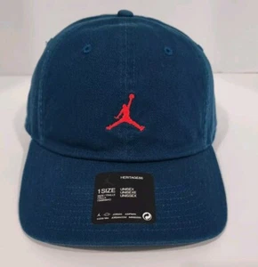 Nike Air Jordan Jumpman Heritage86 Mütze verstellbar Unisex Dk blaugrün NEU AR4117-499 - Bild 1 von 5