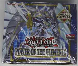 YUGIOH! POWER OF THE ELEMENTS BOOSTER (24 PACKS) 1st EDITION - Picture 1 of 8