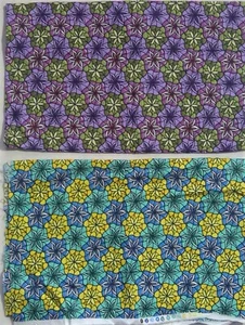 Floral Print Cotton Fabric - 1 Yard Each Print - 36 Inches Wide - Picture 1 of 3
